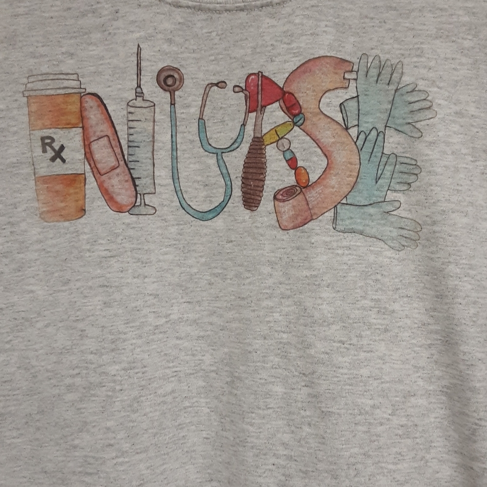 Nurse Logo T-shirt size large